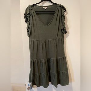 Max Studio olive green dress
